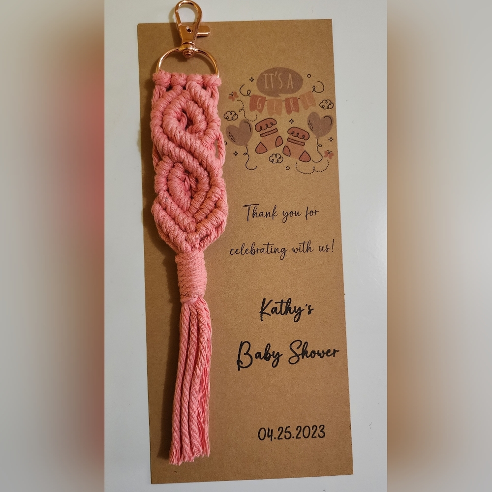 Handmade Macrame Keychains - Picture 2 of 7